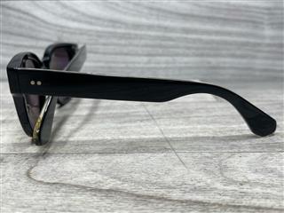 Mr. Leight JANE S Lava Oval Sunglasses ML2047-48-BK-PW/LAVA